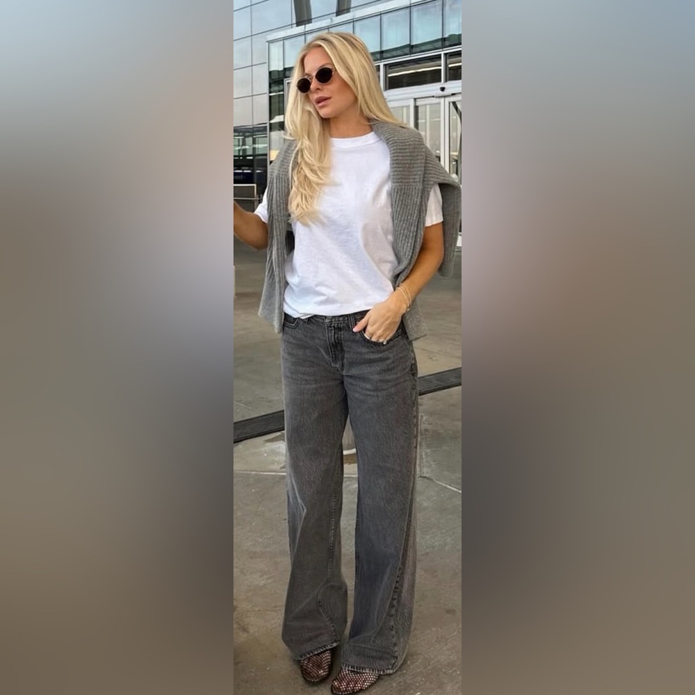 Abercrombie & Fitch Women's Gray Straight Jeans